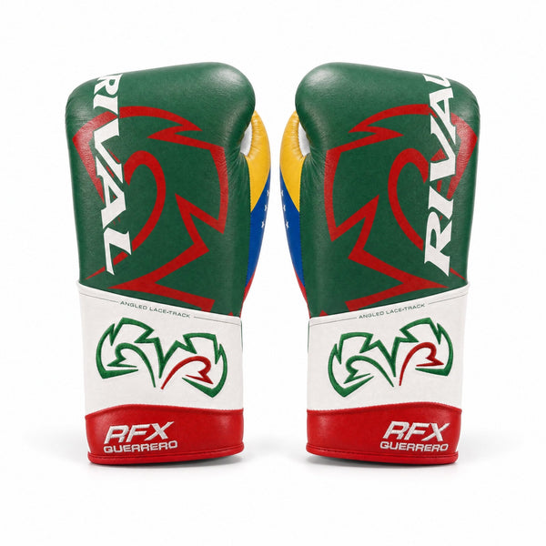 Rival RFX-Guerrero Pro Fight Gloves HDE-F – Mexico-Venezuela Flag Custom Colorway – 10oz – alternate