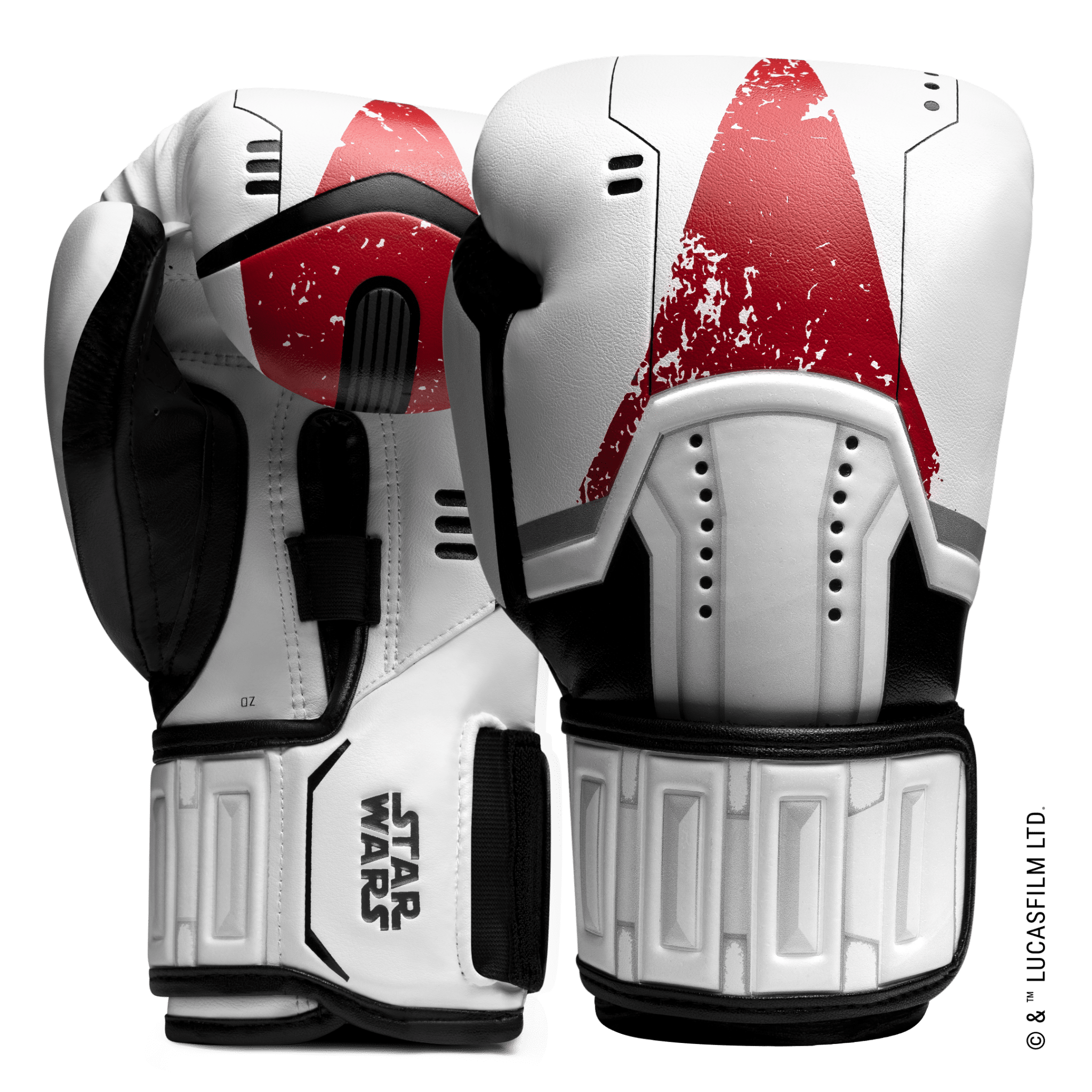 star wars gardening gloves Star Wars Trooper Boxing Gloves - White/Red