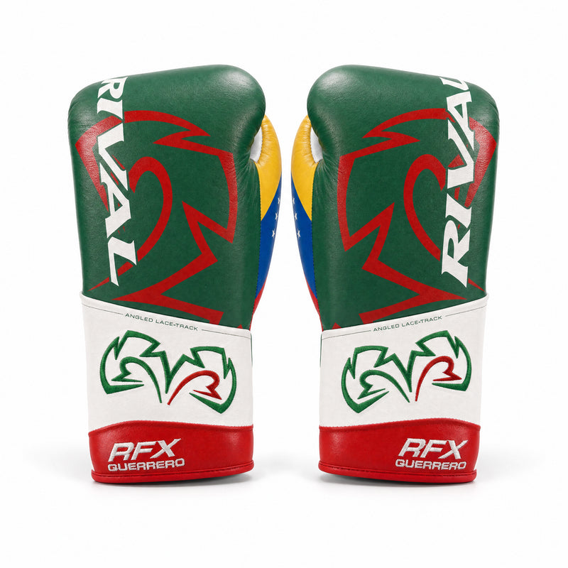 Rival RFX-Guerrero Pro Fight Gloves HDE-F – Mexico-Venezuela Flag Custom Colorway – 10oz