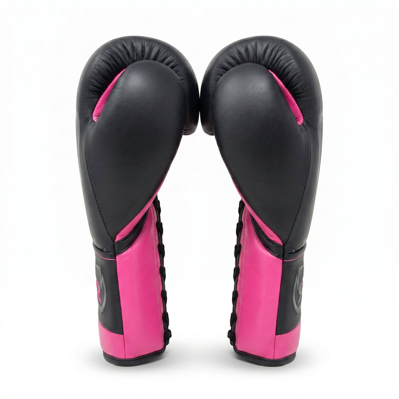 Rival RFX-Guerrero Pro Fight Gloves HDE-F – Black & Pink Custom Colorway – 10oz