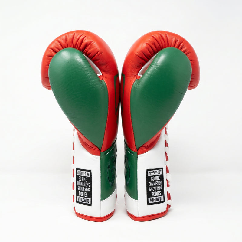 Rival RFX-Guerrero Pro Fight Gloves SF-H – Mexico Tricolor Custom Colorway – 10oz