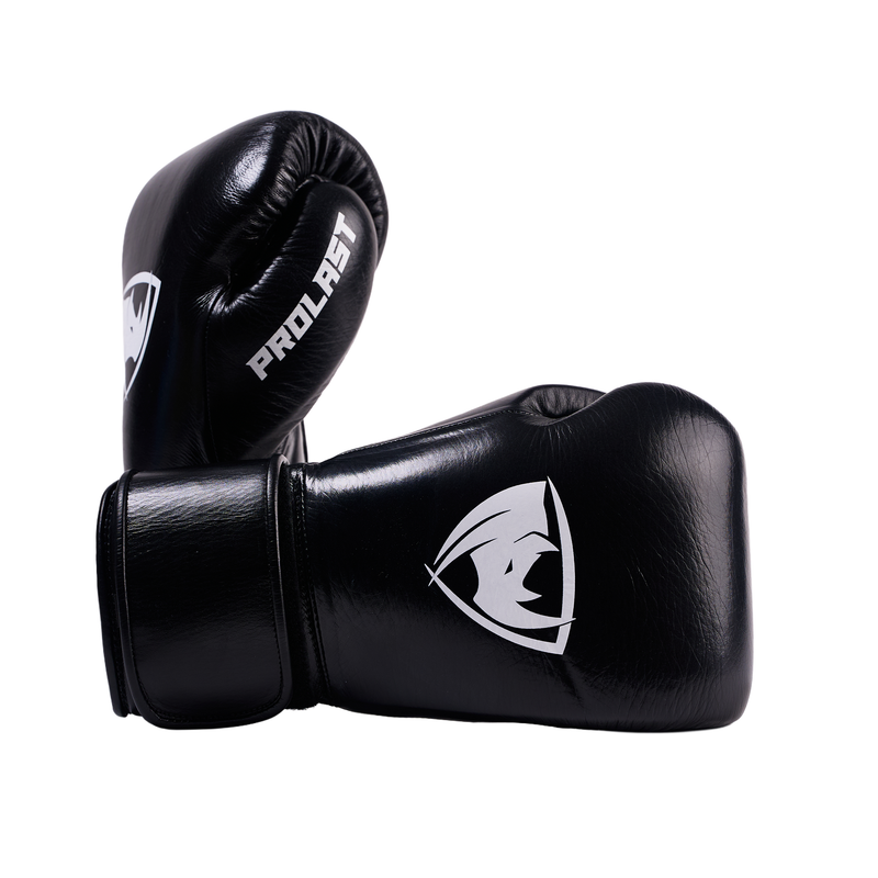 Prolast PG Professional Boxing Gloves Charcoal Black - Velcro