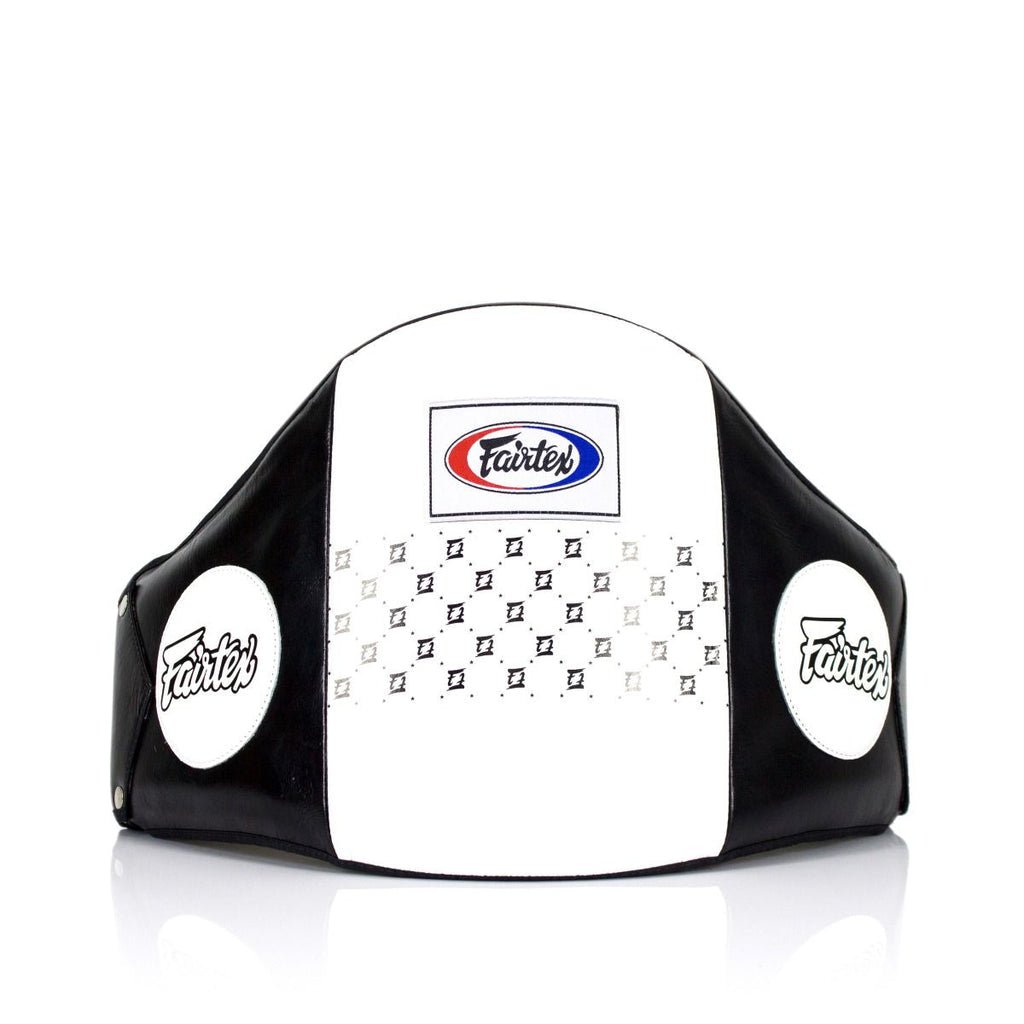 FAIRTEX BPV1 STANDARD LEATHER BELLY PAD – HOOK & LOOP WAIST WRAP