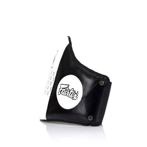 FAIRTEX BPV1 STANDARD LEATHER BELLY PAD – HOOK & LOOP WAIST WRAP - Fight Shop