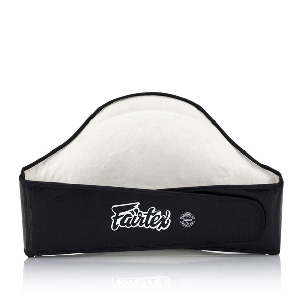 FAIRTEX BPV1 STANDARD LEATHER BELLY PAD – HOOK & LOOP WAIST WRAP – alternate