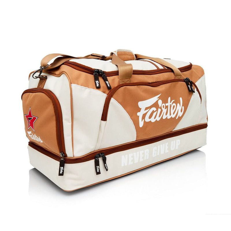 FAIRTEX GYM BAG - KHAKI/ORANGE