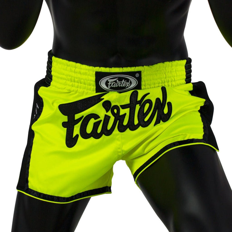 FAIRTEX MUAY THAI SHORTS - BS1706 LIME GREEN