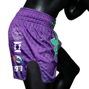 FAIRTEX MUAY THAI SHORTS - BS1922 RACER PURPLE - Fight Shop