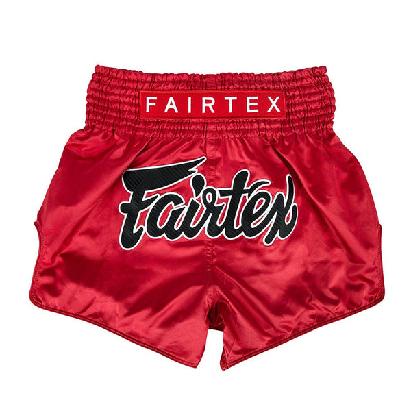 FAIRTEX MUAY THAI SHORTS - BS1936 RED DIAMOND - Fairtex – Fight Shop