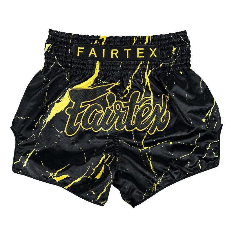FAIRTEX MUAY THAI SHORTS - BS1947 BLACK MARBLE
