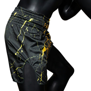 FAIRTEX MUAY THAI SHORTS - BS1947 BLACK MARBLE - Fight Shop
