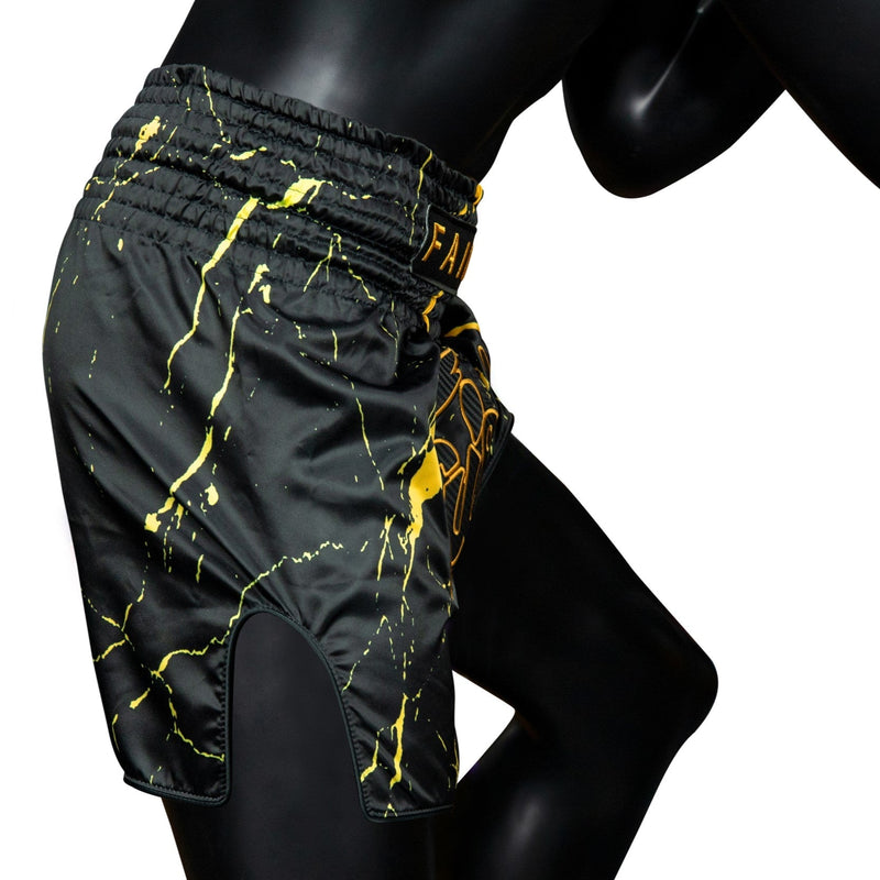 FAIRTEX MUAY THAI SHORTS - BS1947 BLACK MARBLE