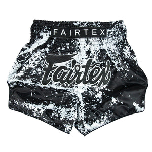 FAIRTEX MUAY THAI SHORTS - BS1949 GRUNGE BLACK - Fight Shop