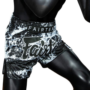 FAIRTEX MUAY THAI SHORTS - BS1949 GRUNGE BLACK - Fight Shop