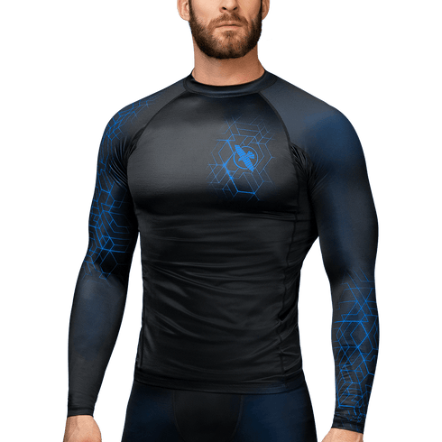 Hayabusa Geo Long Sleeve Rash Guard - Fight Shop