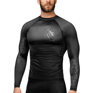 Hayabusa Geo Long Sleeve Rash Guard - Fight Shop