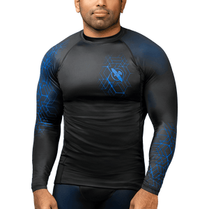 Hayabusa Geo Long Sleeve Rash Guard - Fight Shop