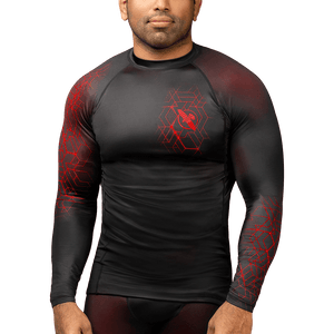 Hayabusa Geo Long Sleeve Rash Guard - Fight Shop