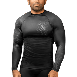 Hayabusa Geo Long Sleeve Rash Guard - Fight Shop