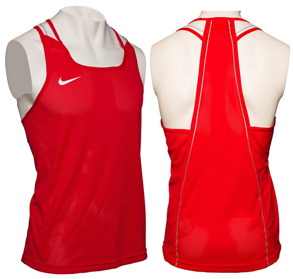 Nike Boxing Tank - Scarlet / White – alternate