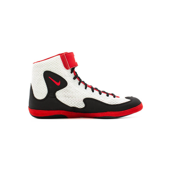 Nike Inflict 3 Wrestling Shoes - White / Red / Black – alternate