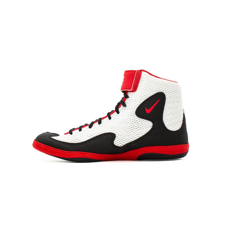 Nike Inflict 3 Wrestling Shoes - White / Red / Black