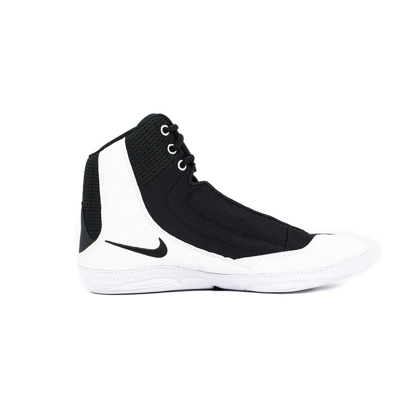 Nike Inflict 4 Wrestling Shoes - Black/White/Wolf Grey