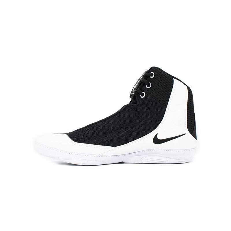 Nike Inflict 4 Wrestling Shoes - Black/White/Wolf Grey