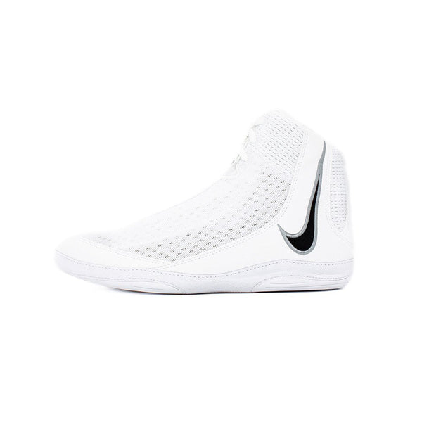 Nike Inflict 4 Wrestling Shoes - White/Black – alternate