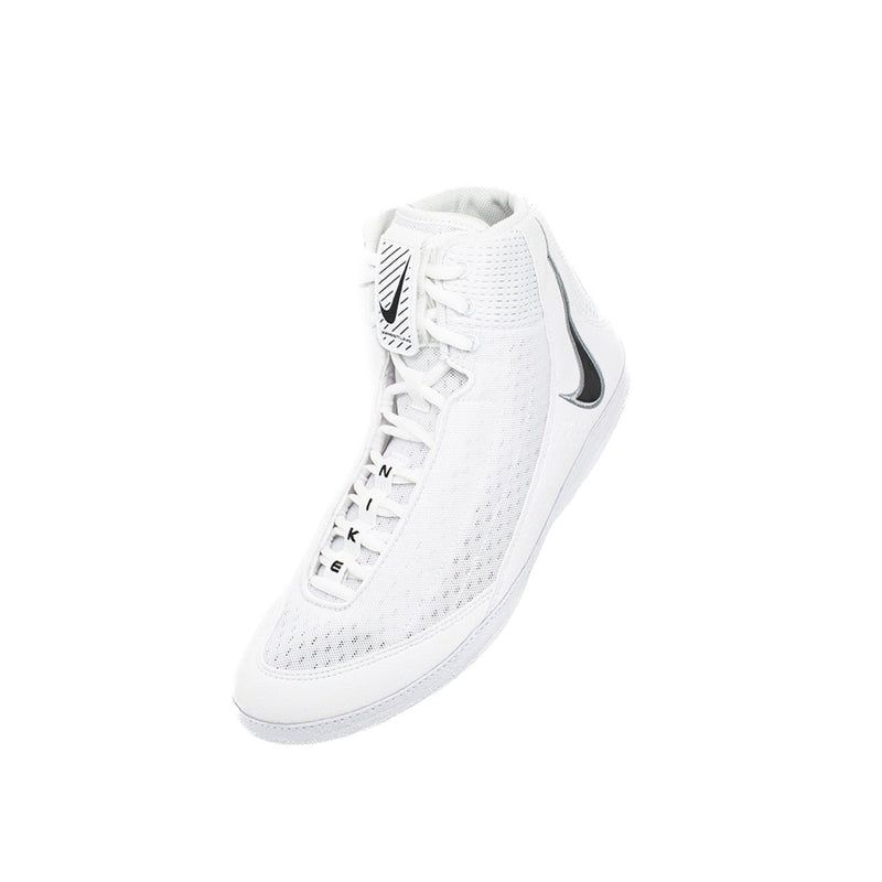 Nike Inflict 4 Wrestling Shoes - White/Black