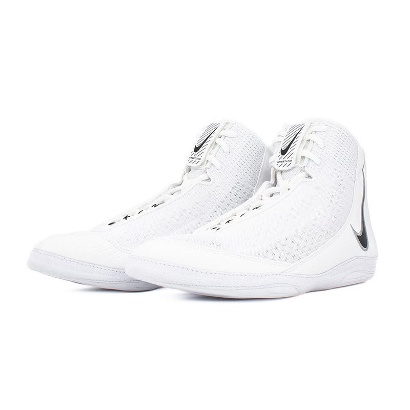 Nike Inflict 4 Wrestling Shoes - White/Black