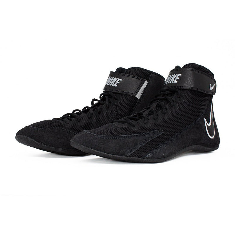 Nike Speedsweep VIII Wrestling Shoes - Black/White-Black/Wolf Grey
