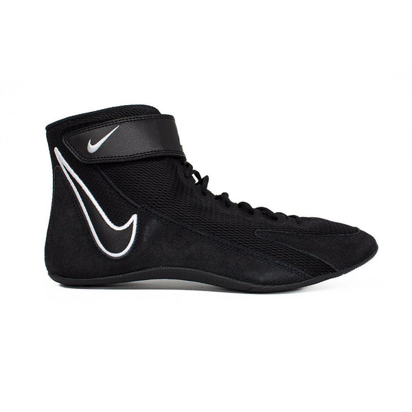 Nike Speedsweep VIII Wrestling Shoes - Black/White-Black/Wolf Grey