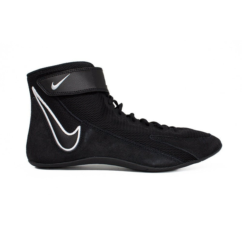 Nike Speedsweep VIII Wrestling Shoes - Black/White-Black/Wolf Grey