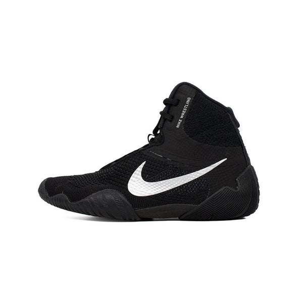 Nike Tawa Wrestling Shoes - Black/Metallic Silver – alternate