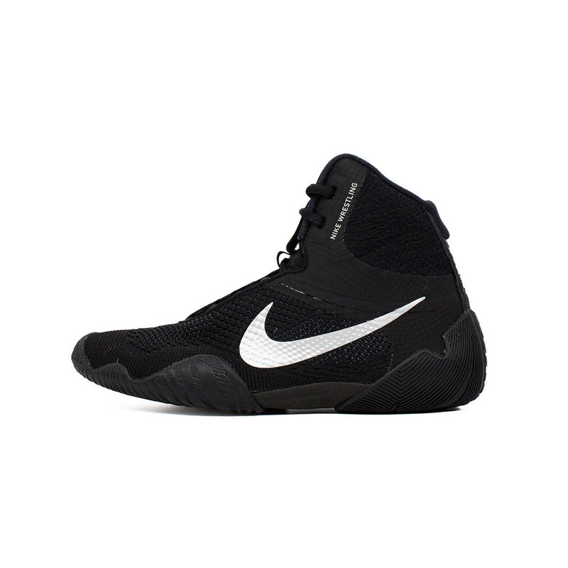Nike Tawa Wrestling Shoes - Black/Metallic Silver