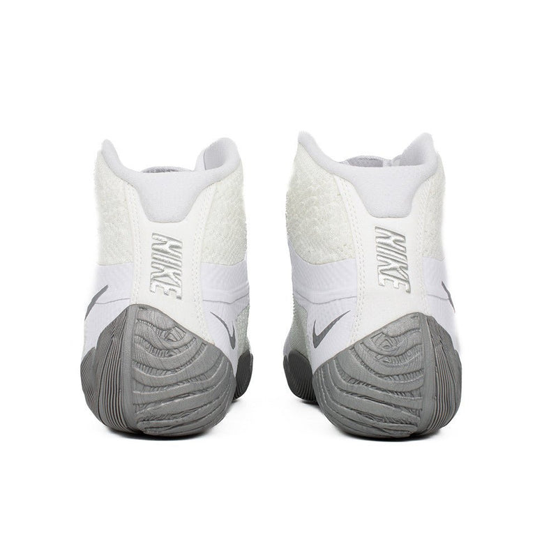 Nike Tawa Wrestling Shoes - White/Metallic Silver