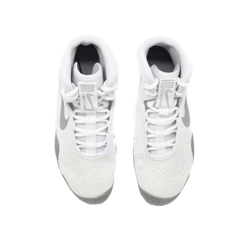 Nike Tawa Wrestling Shoes - White/Metallic Silver