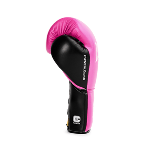POWERLOCK OG PRO TRAINING GLOVE LACE UP - Pink/Black - Fight Shop