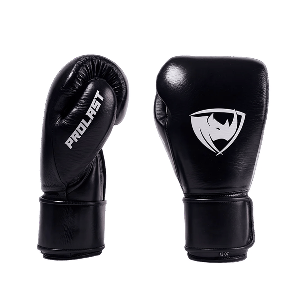 Prolast PG Professional Boxing Gloves Charcoal Black - Velcro