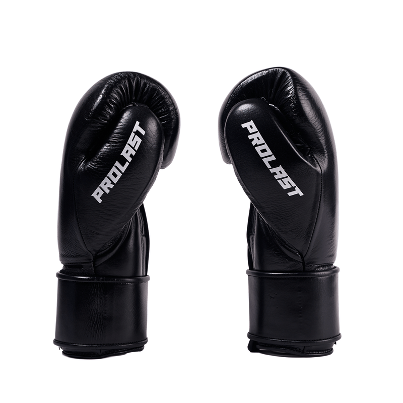 Prolast PG Professional Boxing Gloves Charcoal Black - Velcro
