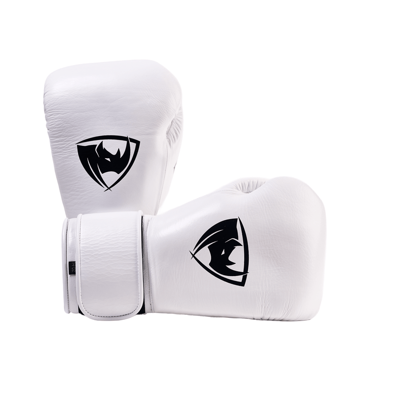 Prolast PG Professional Boxing Gloves Columbian White - Velcro