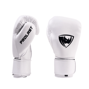 Prolast PG Professional Boxing Gloves Columbian White - Velcro - Fight Shop
