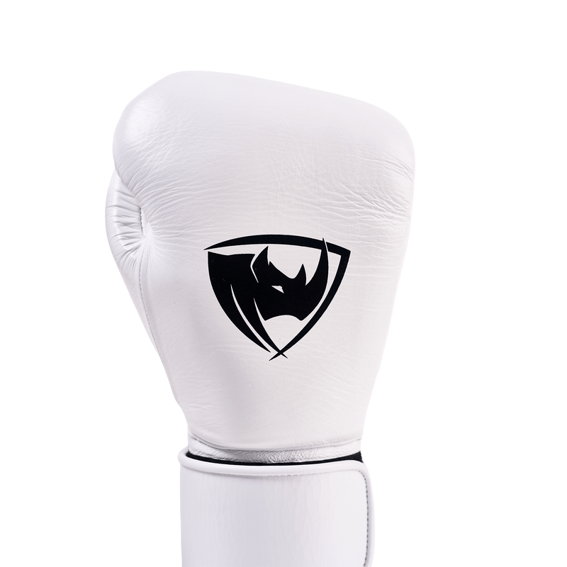 Prolast PG Professional Boxing Gloves Columbian White - Velcro