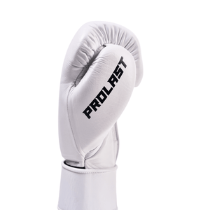 Prolast PG Professional Boxing Gloves Columbian White - Velcro - Fight Shop