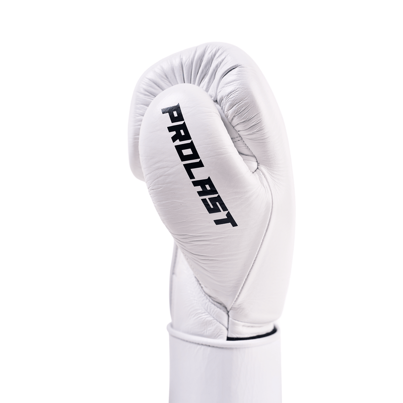 Prolast PG Professional Boxing Gloves Columbian White - Velcro