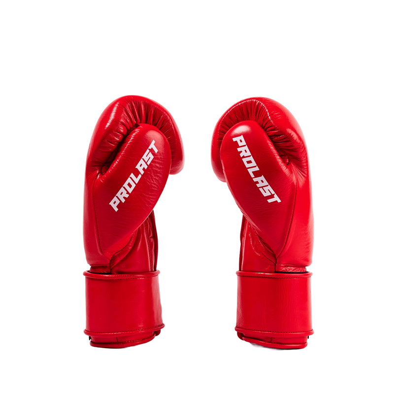 Prolast PG Professional Boxing Gloves Crimson Red - Velcro
