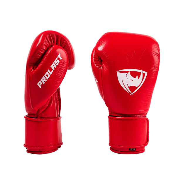 Prolast PG Professional Boxing Gloves Crimson Red - Velcro