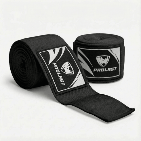Prolast Professional Boxing 180' Black Hand Wraps - Fight Shop
