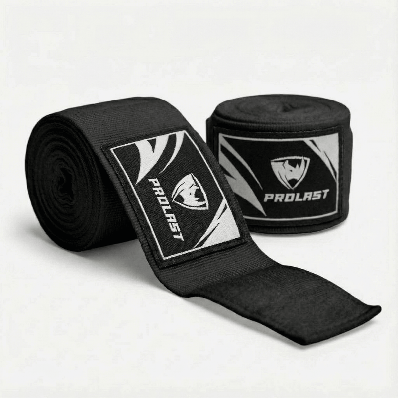 Prolast Professional Boxing 180' Black Hand Wraps